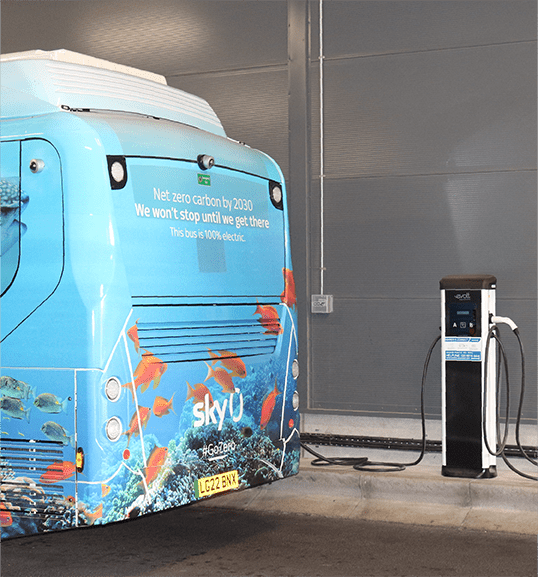 EV charging sub image | Alternative fuelled vehicles | Dawsons bus and coach