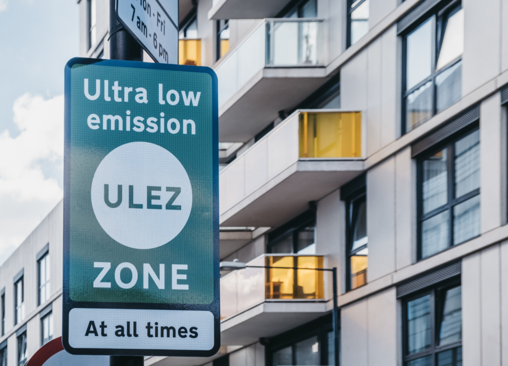 A ULEZ zone sign